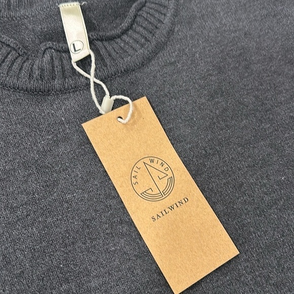 Sailwind Men's Crewneck Sweater Soft Casual Classic Pullover with Ribbing Edge L - Picture 8 of 16